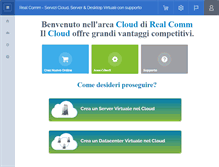 Tablet Screenshot of cloud.realcomm.it